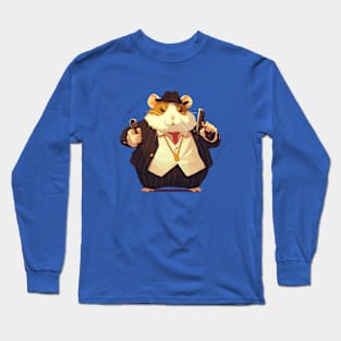 hamster gangster Long Sleeve T-Shirt